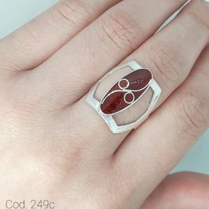 Anillo de Plata con detalle en Piedra