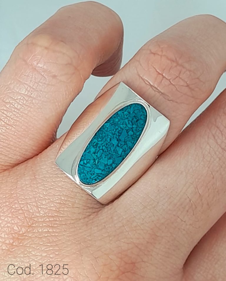 Anillo de Plata 950 con detalle en Piedra - Imagen 3