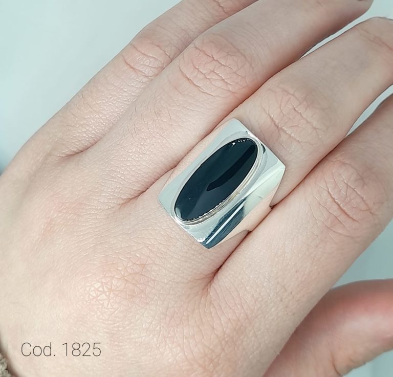 Anillo de Plata 950 con detalle en Piedra - Imagen 4