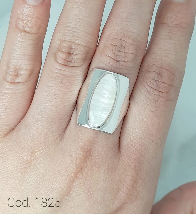 Anillo de Plata 950 con detalle en Piedra - Imagen 6