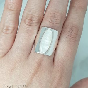 Anillo de Plata 950 con detalle en Piedra