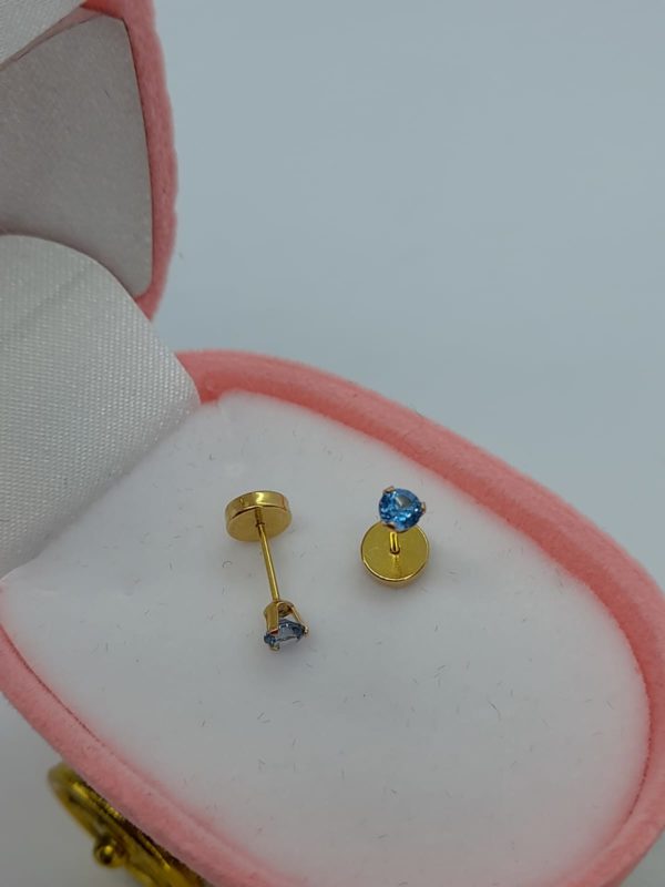 Aros bebe de Oro