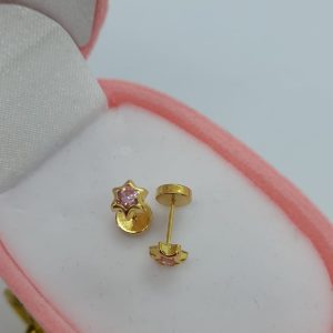 Aros bebe de Oro