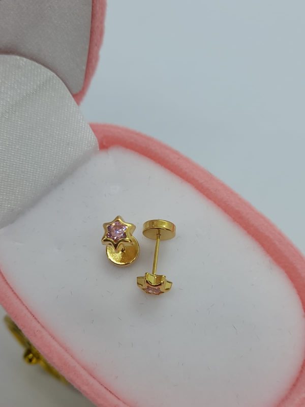 Aros bebe de Oro