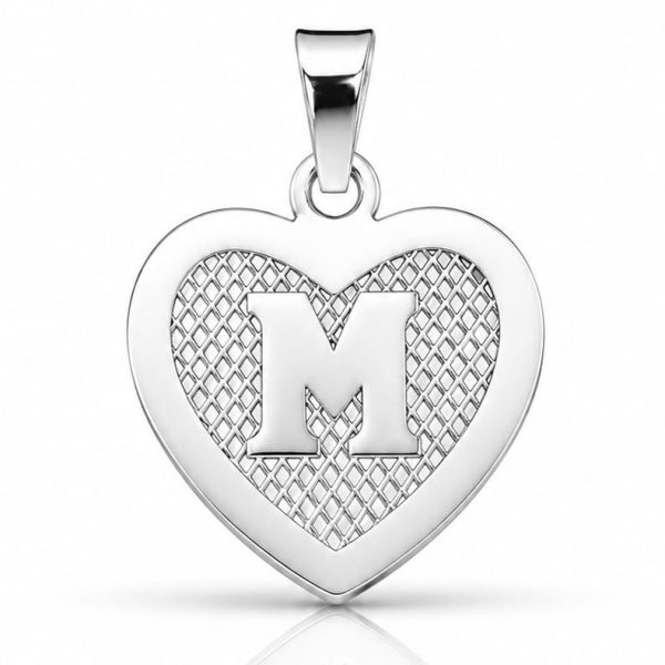 Medalla corazón de plata 950