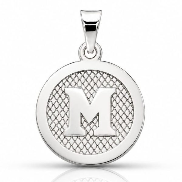 Medalla clásica redonda en plata 950